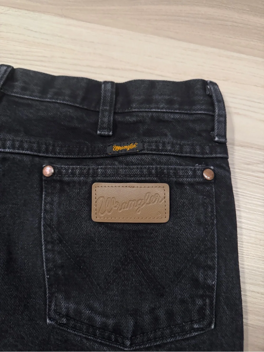 Wrangler Black 936 Slim Bootcut Jeans